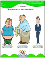 Ağır Hafif Kavramı Çalışma Sayfalarıme çalışmaları